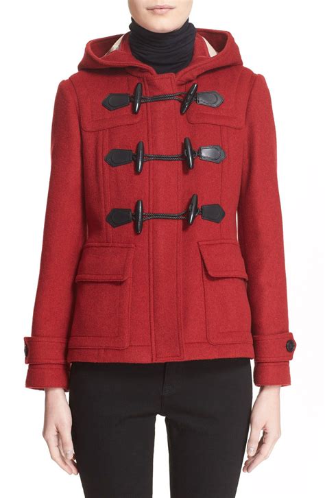 burberry brit blackwell duffle coat|Burberry Brit Blackwell Short Wool Duffle Coat .